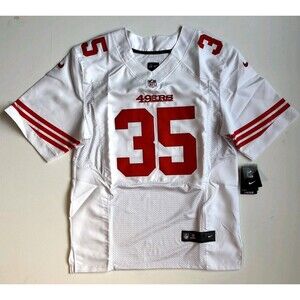 Nike NFL Eric Reid White 35 Away Jersey 44 On Field San Francisco 49ers NWT (XL)
